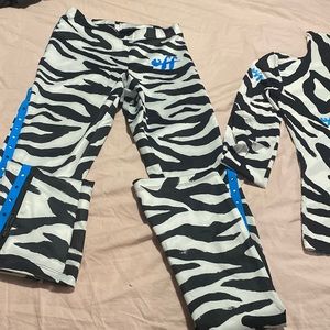 Authentic off white set pants and top